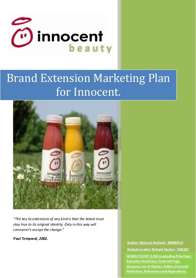 innocent customers innocent smoothies marketing mix